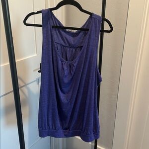 Beyove purple loose fit yoga tank